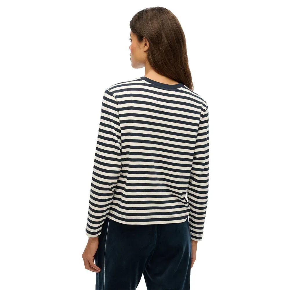 Футболка с длинным рукавом Country Club Stripe Superdry, белый — фото 2