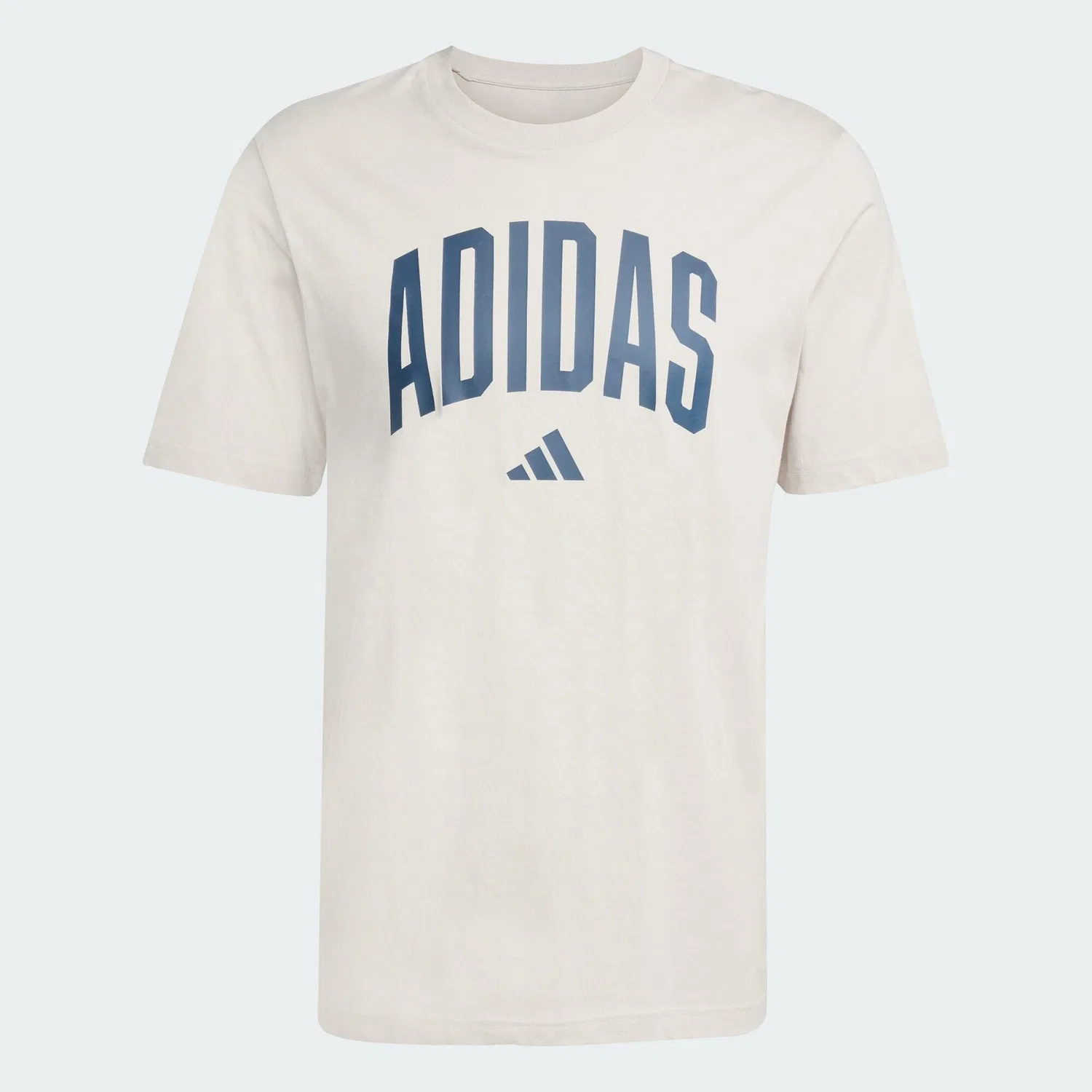 Мужская футболка с принтом Collegiate Lineage Graphic Adidas, Beige — фото 2