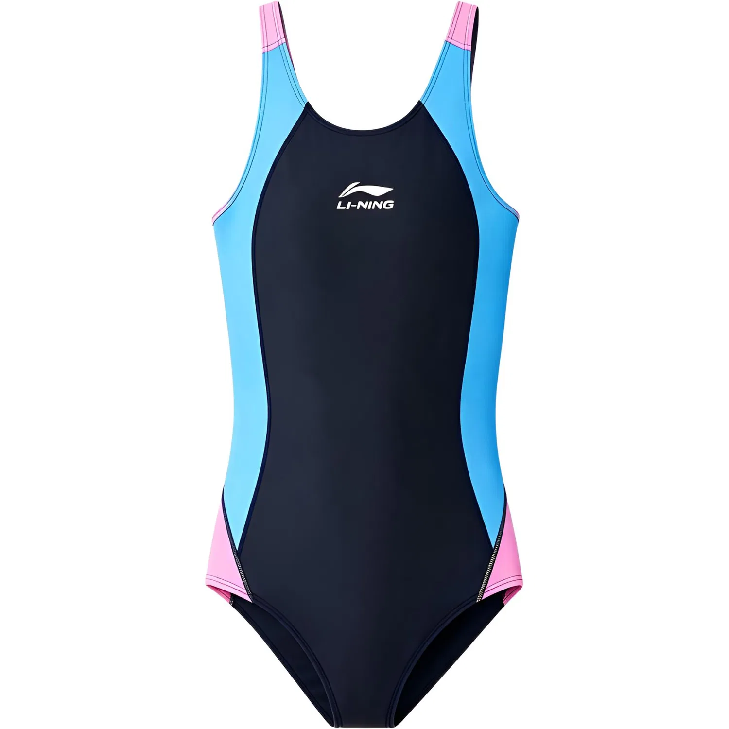 Детский купальный комплект с умеренной растяжимостью Polar Night Blue Li-Ning