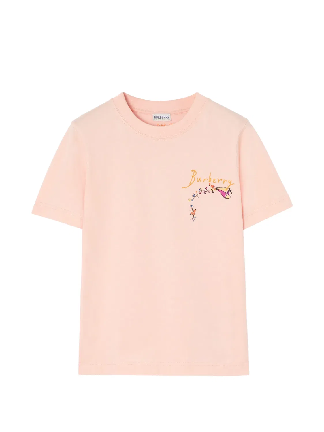 Футболка Brave Little Tree розовая Burberry, розовый