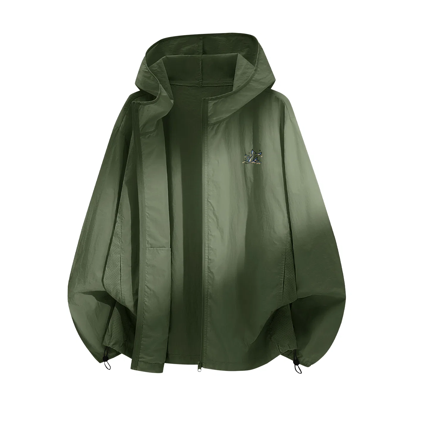 Детская куртка для защиты от солнца с принтом MINISO, Army Green