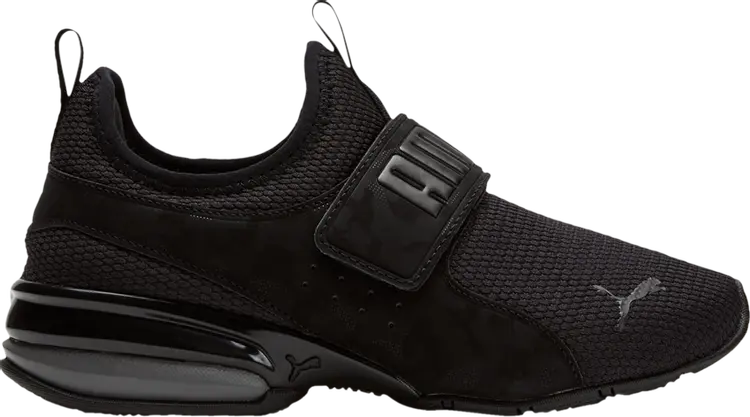 

Кроссовки Puma Axelion Slip-On Big Kid Camo - Black Castlerock, черный