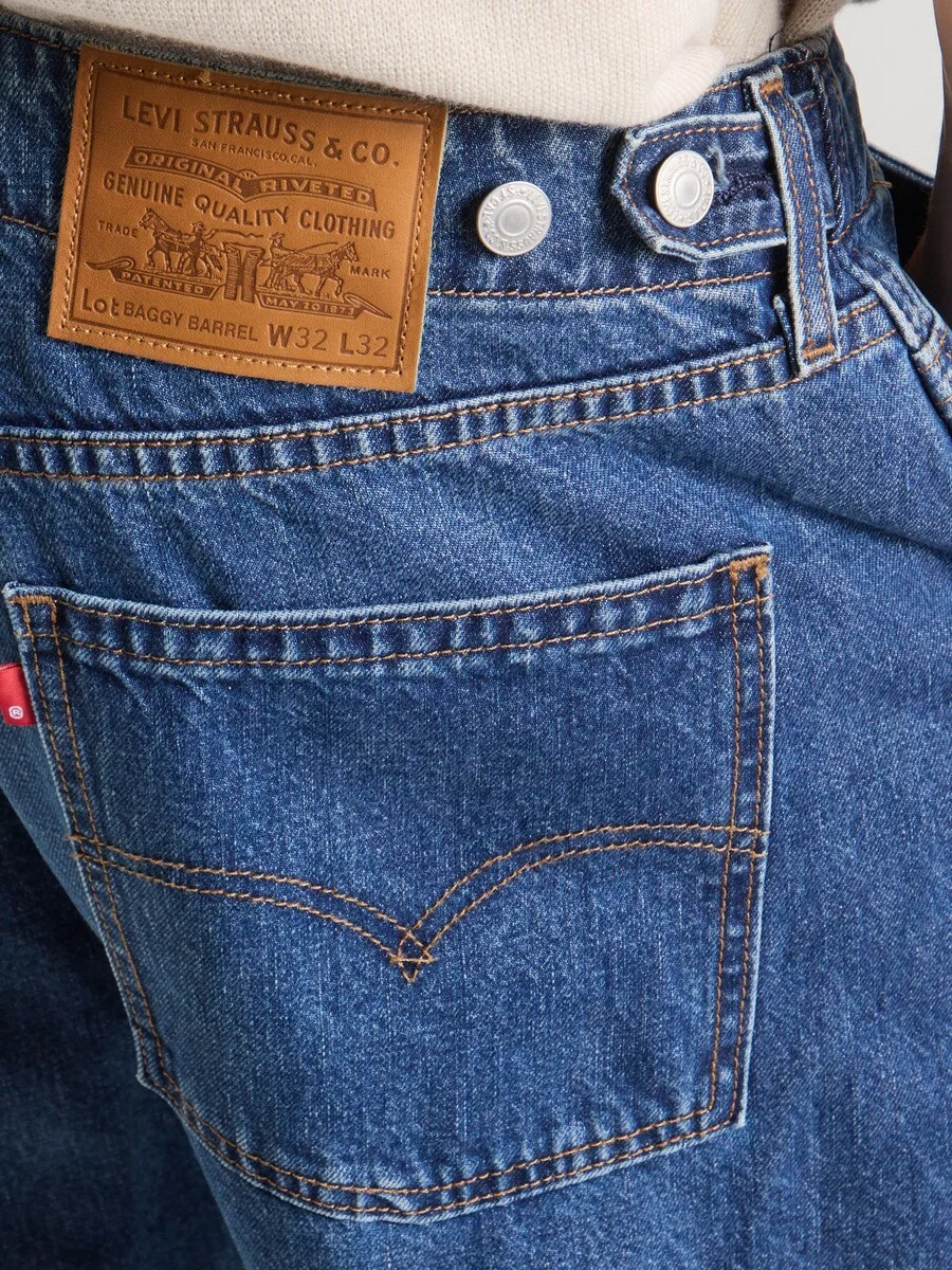 Джинсы LEVI'S Baggy Jeans 'BAGGY BARREL' цвета индиго — фото 2