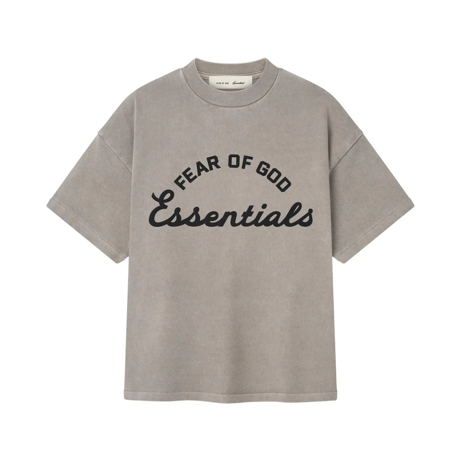 Футболка с коротким рукавом Fear of God Essentials 90-х годов, серый
