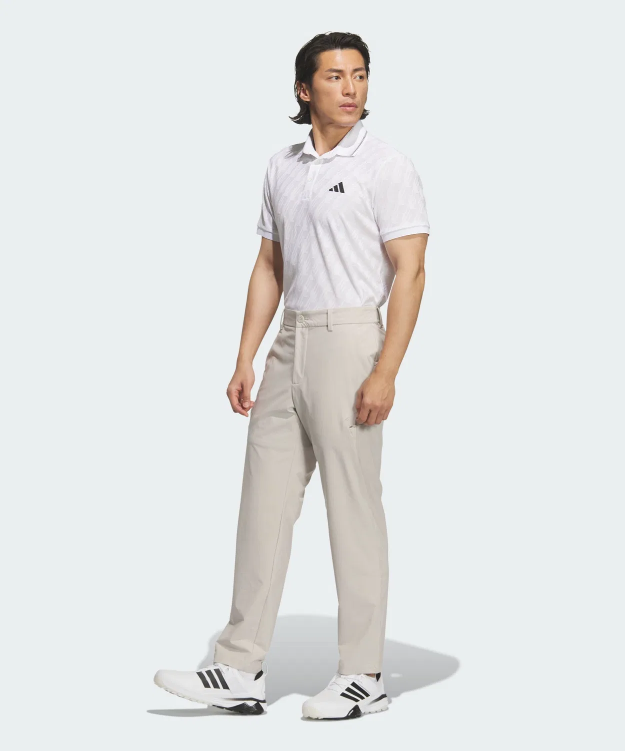 Мужские спортивные брюки с технологией Climacool Adidas Golf, Серый — фото 4