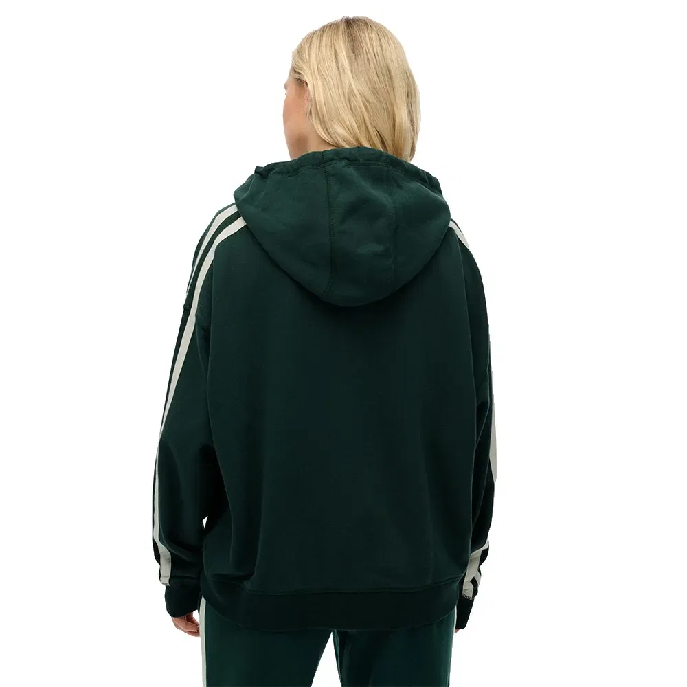 Худи на молнии Athletic Essentials Relaxed Fit Superdry, зеленый — фото 2