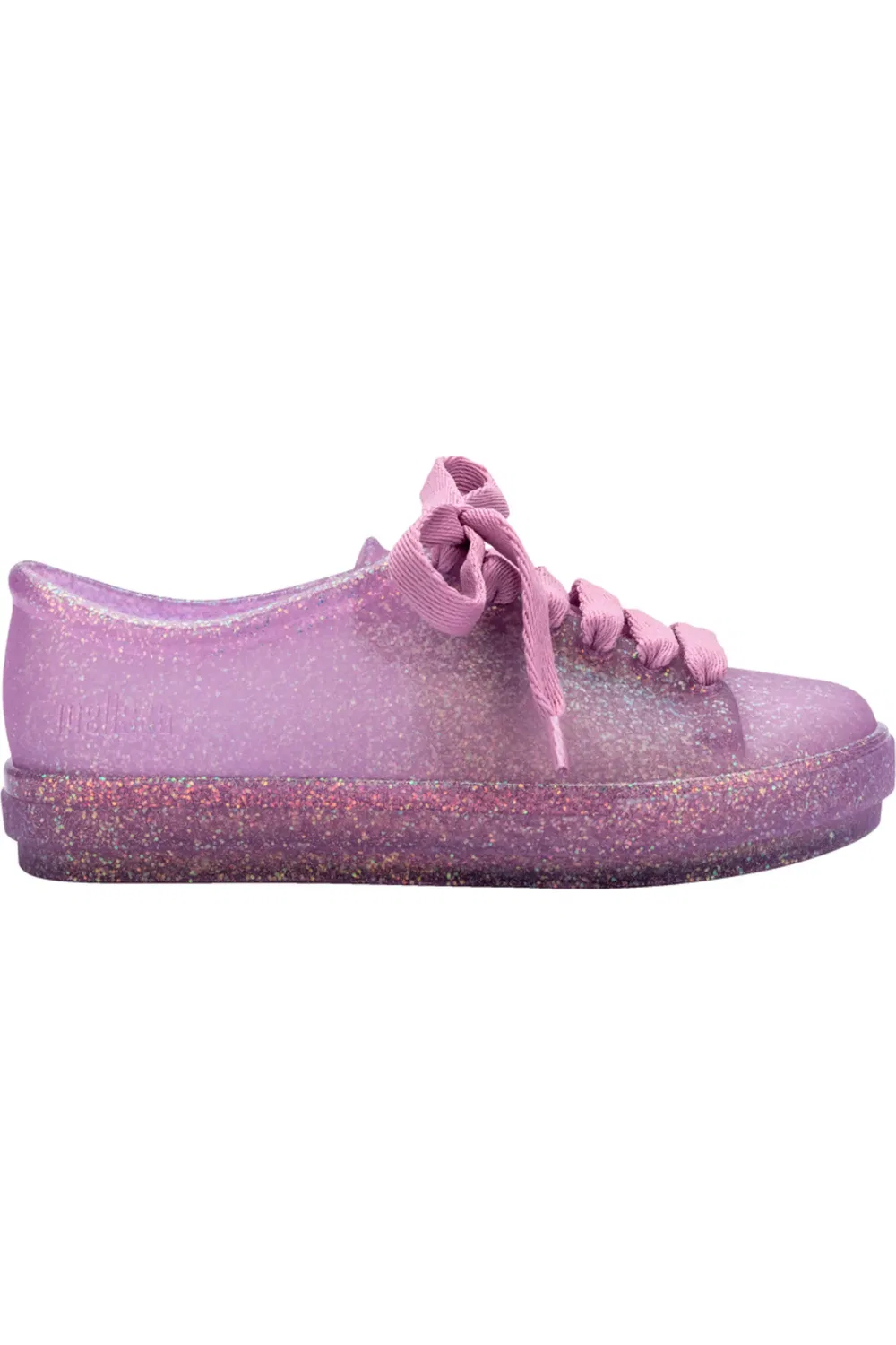 Кроссовки детские блестящие ароматизированные Hip Mini Melissa, Glitter Lilac — фото 2