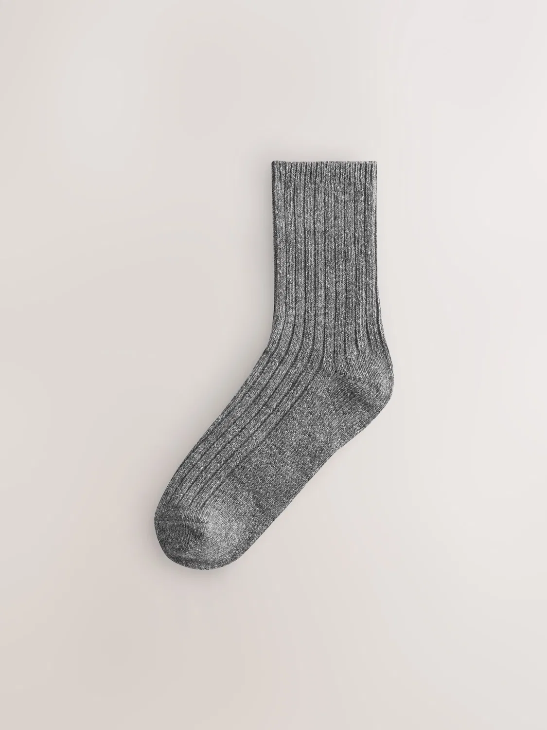 Носки теплые Tonal Grey из шерстяной смеси с шелком Next, тональный серый — фото 2