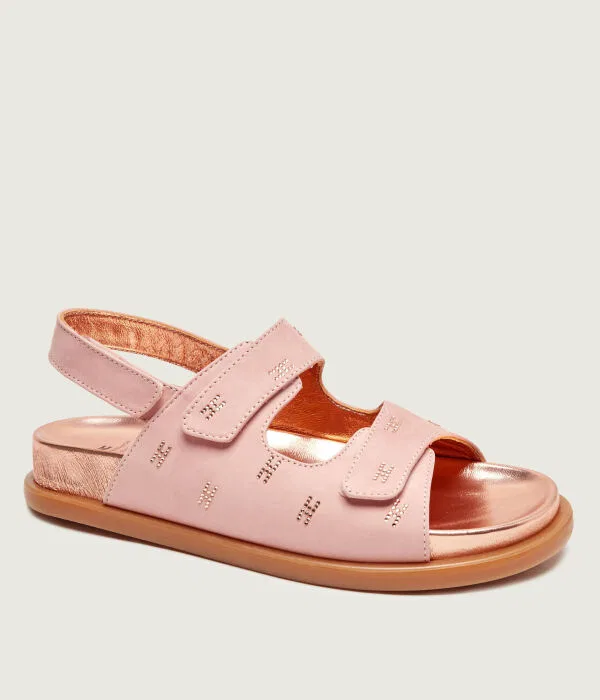 Детские сандалии из натуральной кожи Elisabetta Franchi, Rosa