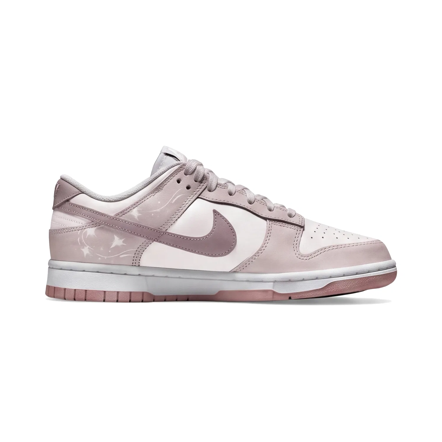 Детские кроссовки для скейтбординга с принтом Nike Dunk Low, Pink — фото 4