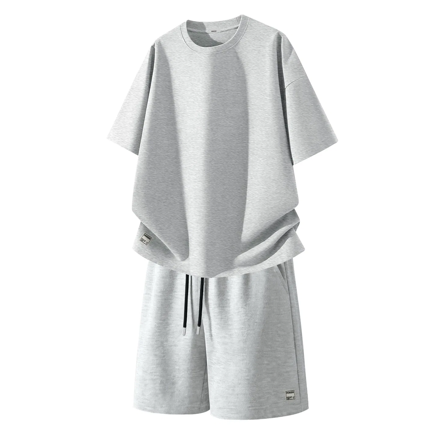 Детский комплект спортивной одежды хлопковый MINISO, Heather Gray Heather Gray Mt47 Cloudy Time