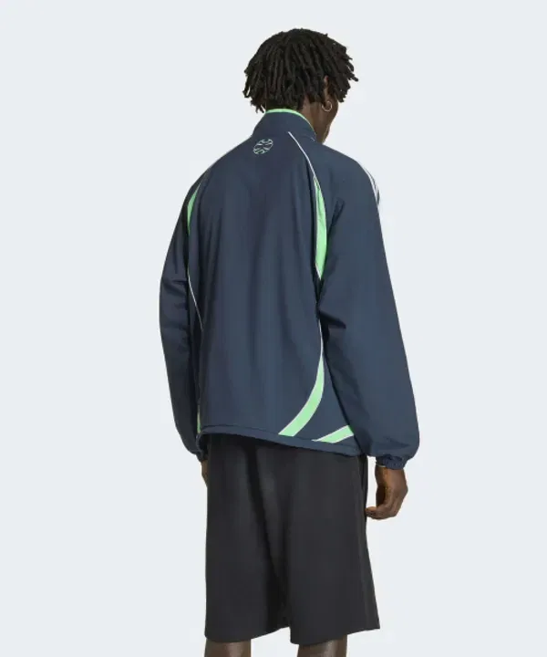 Свитшот с полузастежкой-молнией Teamgeist, Half Zip Adidas, Aura Ink — фото 2