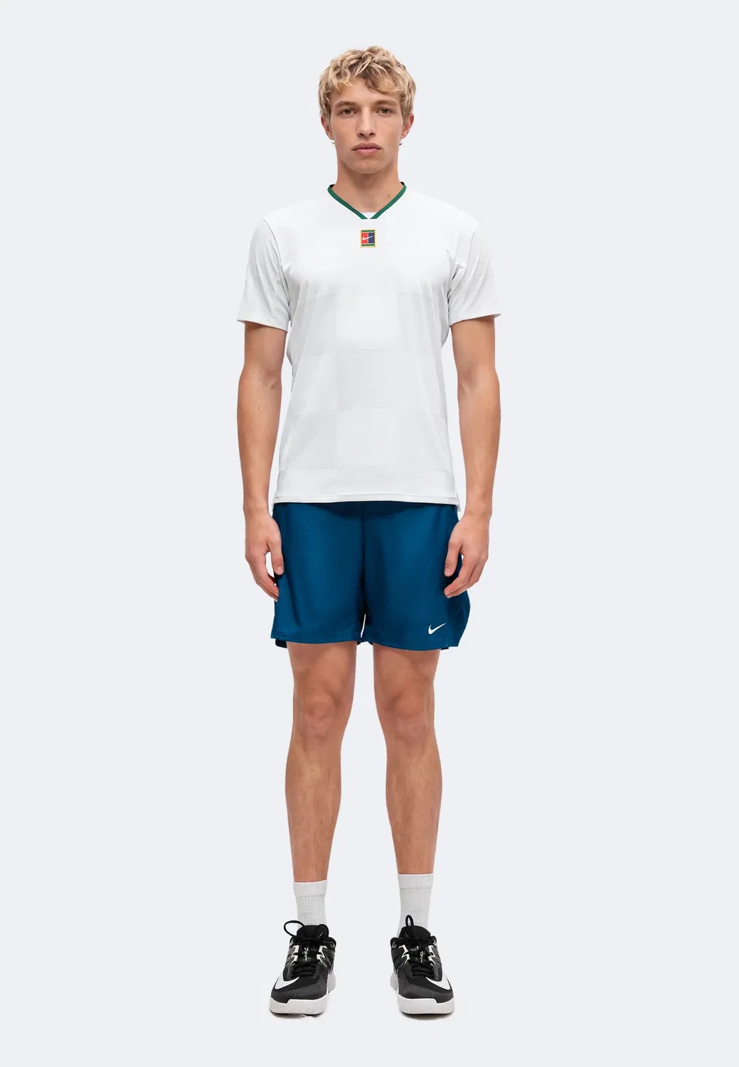 Футболка Nikecourt Advantage Slam - спортивная футболка Nike Performance, White/Gorge Green — фото 2
