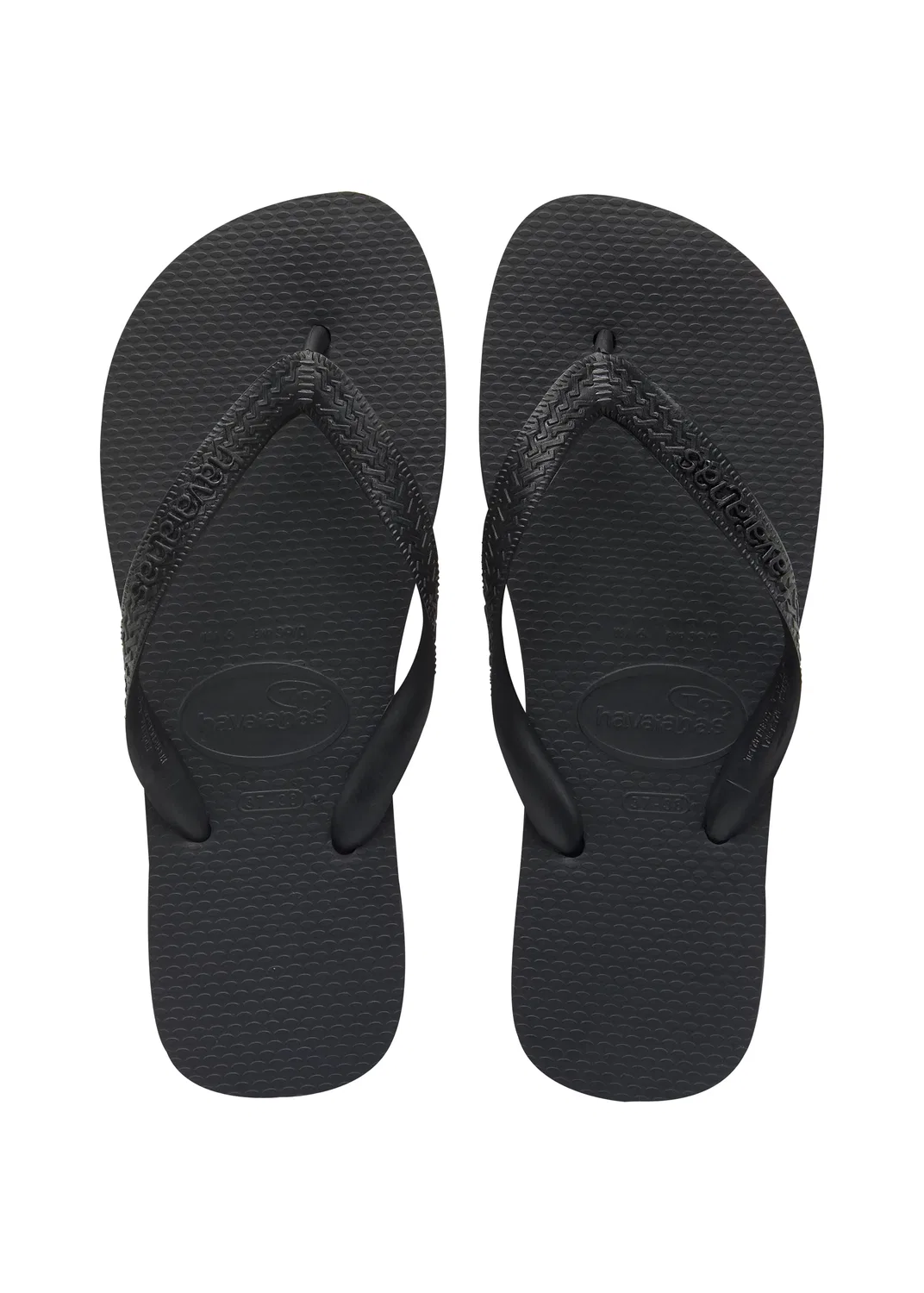 Сандалии детские с открытым носом Tong Kind Top Havaianas, черный