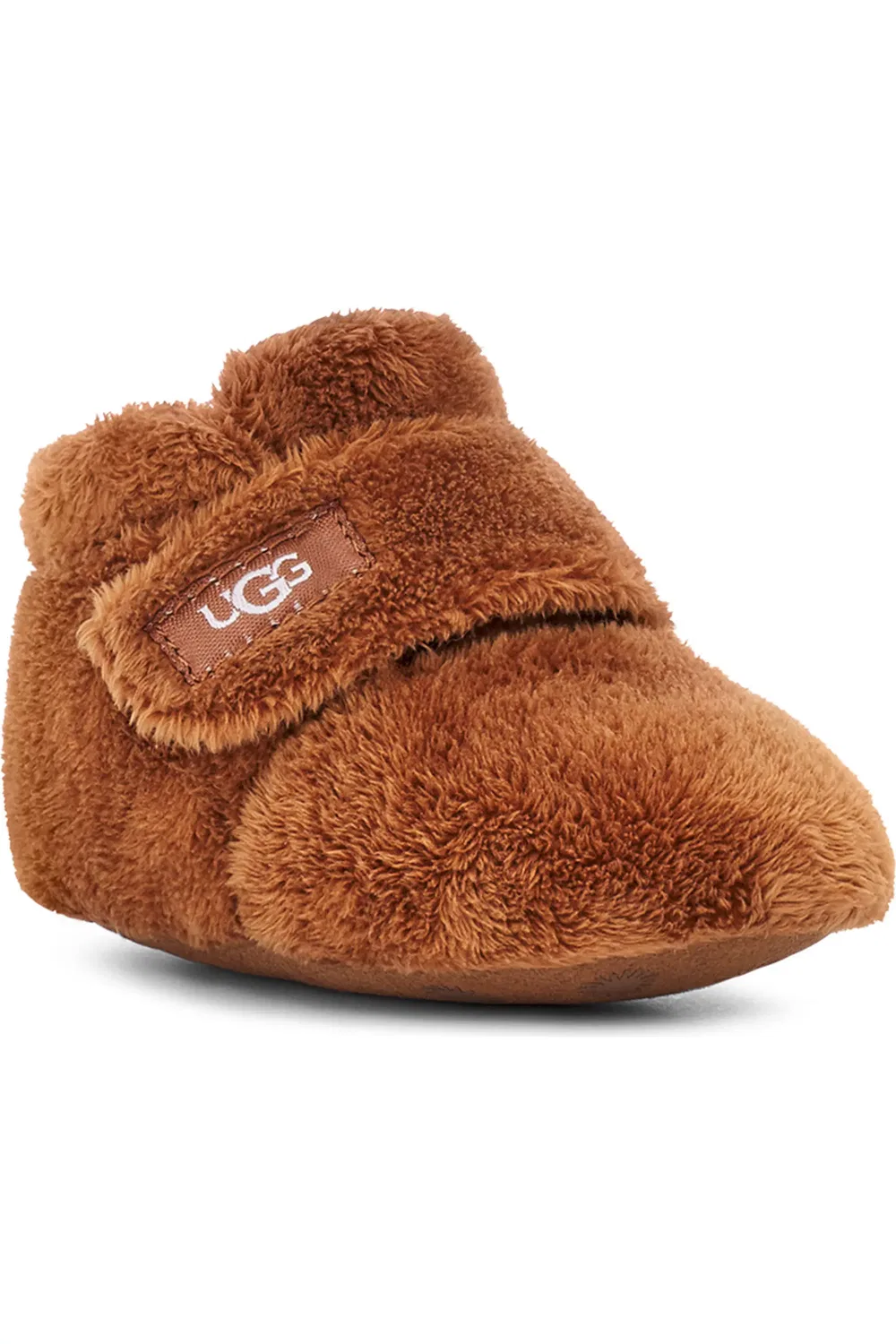 Пинетки детские на липучке Bixbee UGG, Chestnut