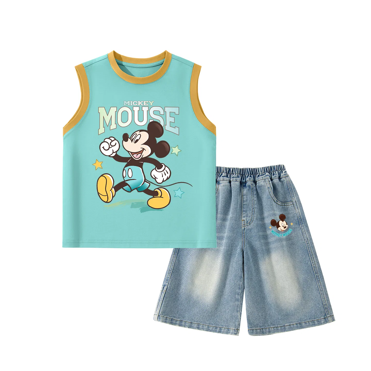 Костюм детский спортивный с круглым вырезом, Disney, Diyouxi Blue Yellow — фото 3
