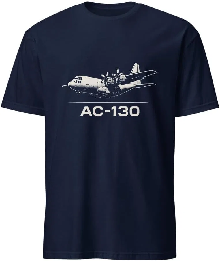 Мужская футболка с AC-130 Spectre Gunship, Navy