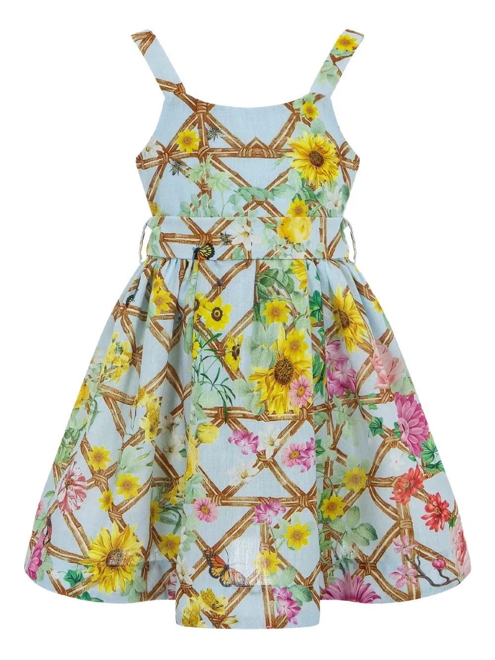 Платье с цветочным принтом от Mary Katrantzou Lapin House, синий