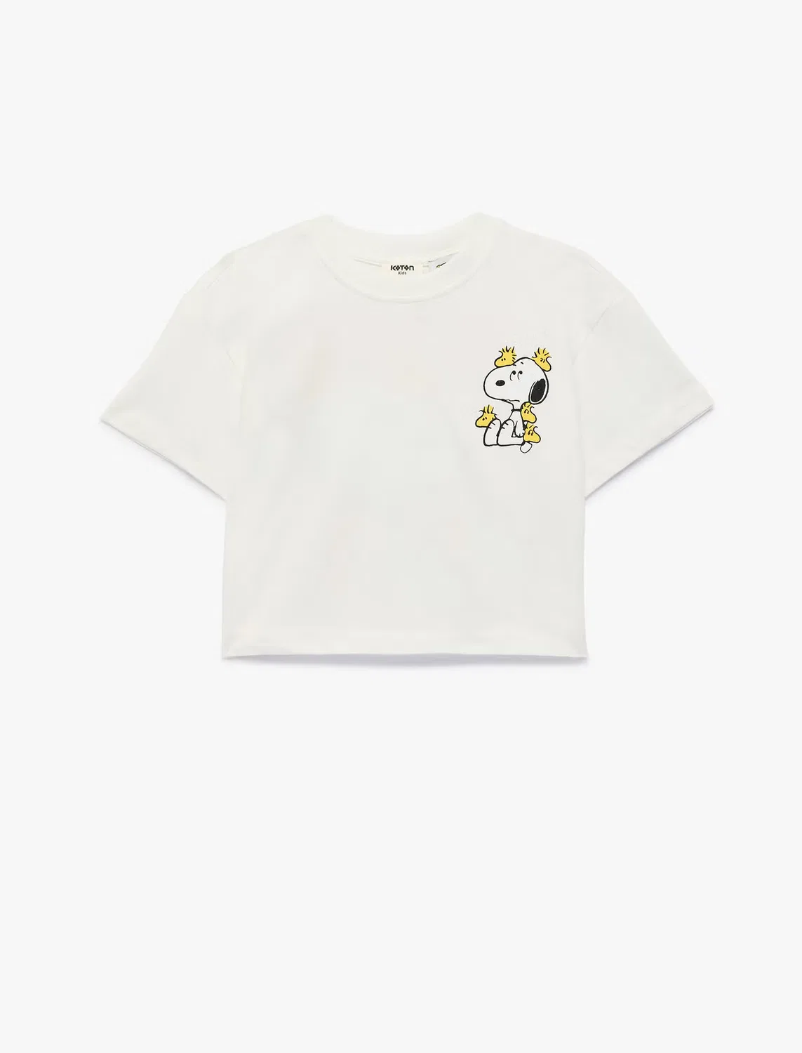 Футболка с принтом Snoopy Koton, бежевый