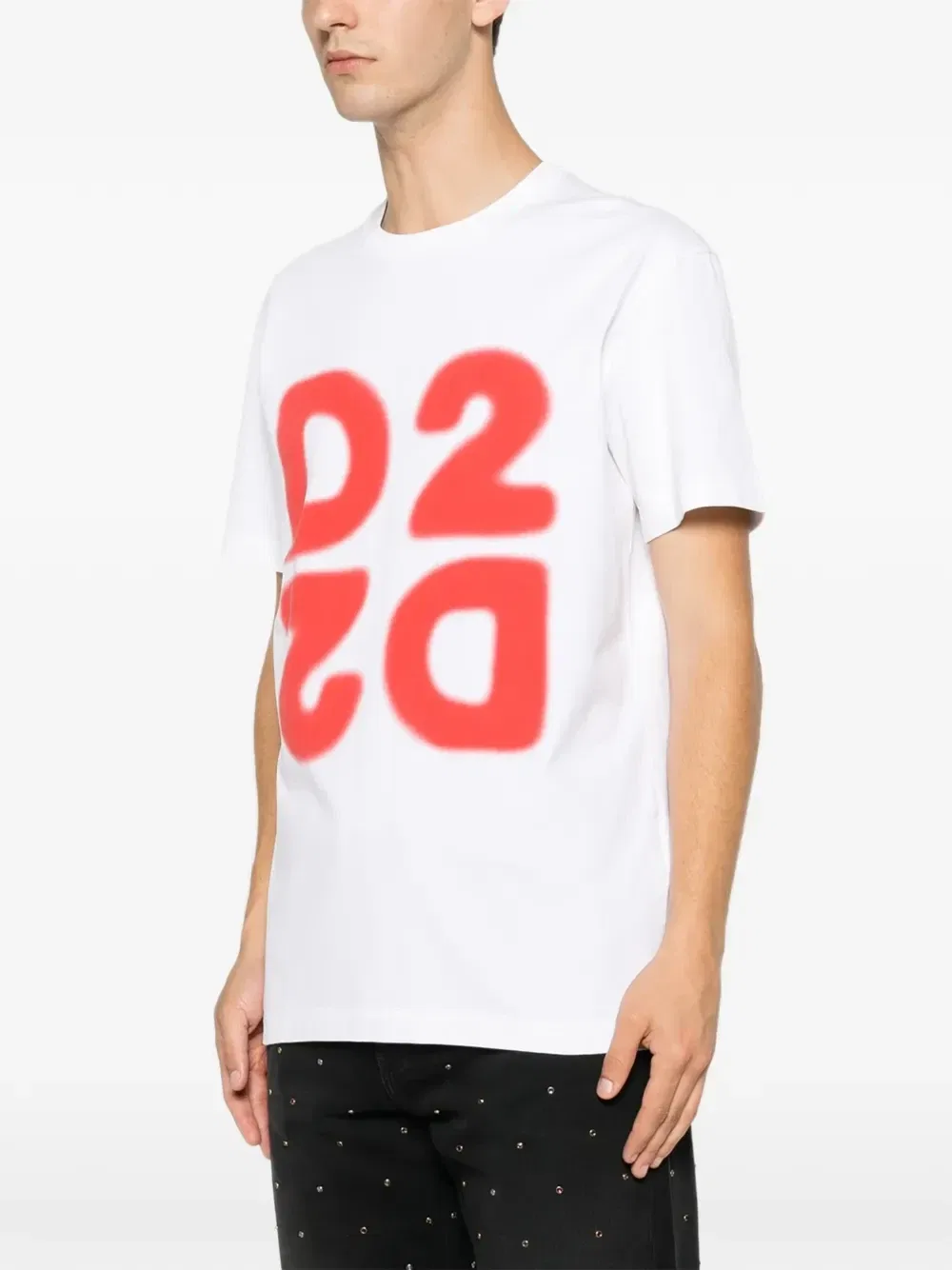 Футболка с логотипом Cool Fit Dsquared2, белый — фото 3