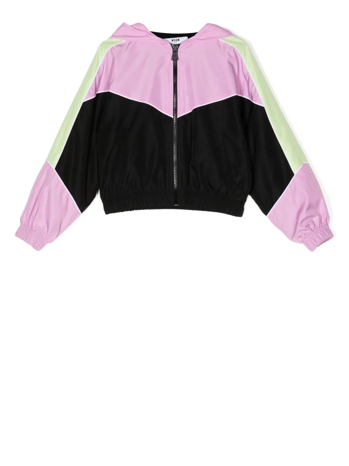 Куртка-бомбер с капюшоном на молнии MSGM, фиолетовый