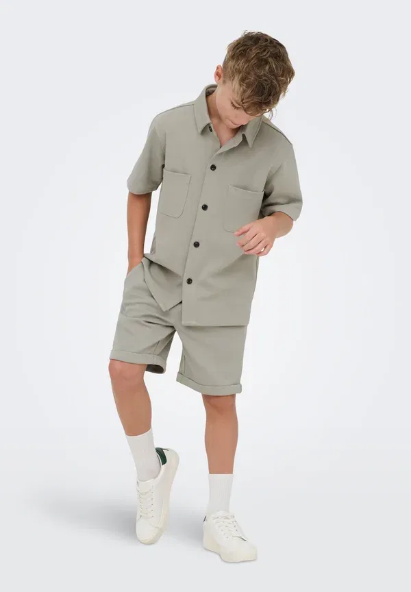Рубашка джинсовая Osjnew Only & Sons Junior, Vintage Khaki, хаки