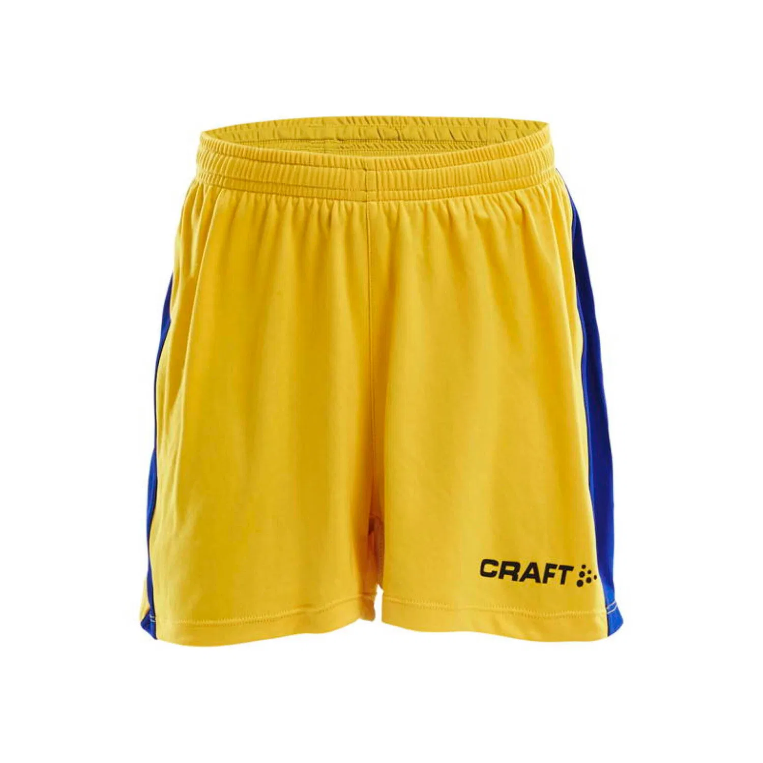 Детские шорты с контрастными полосами Craft Progress Contrast, Желтый