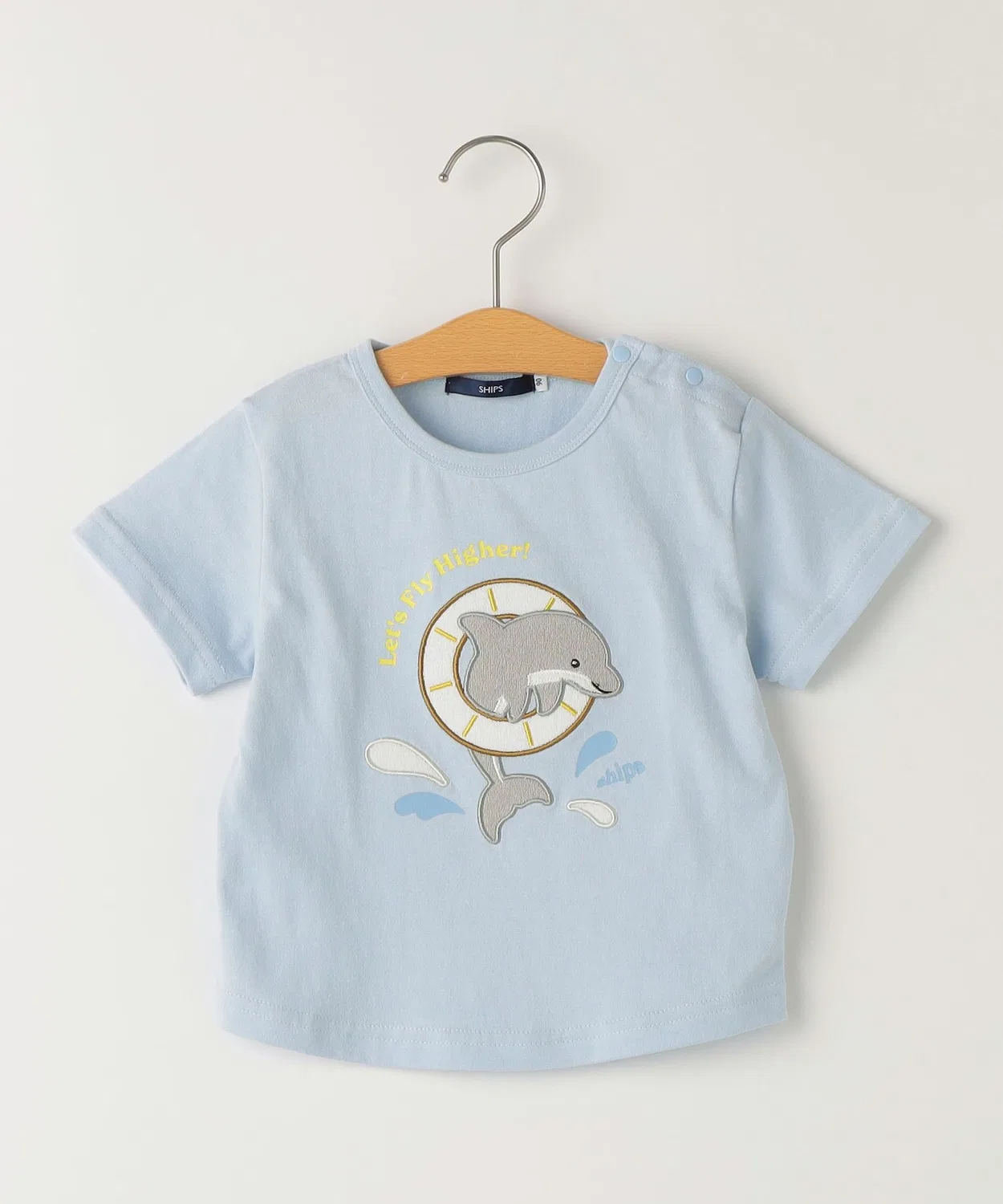 Детская футболка с принтом S.S. SHIPS Kids, Саx Blue