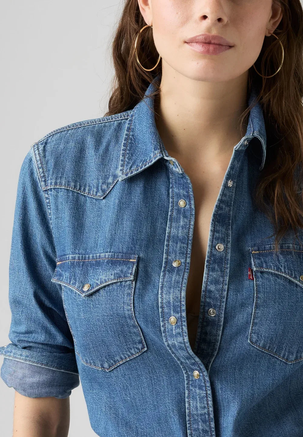 Классический вестерн - блузка на пуговицах Levi'S, All Day Long — фото 4