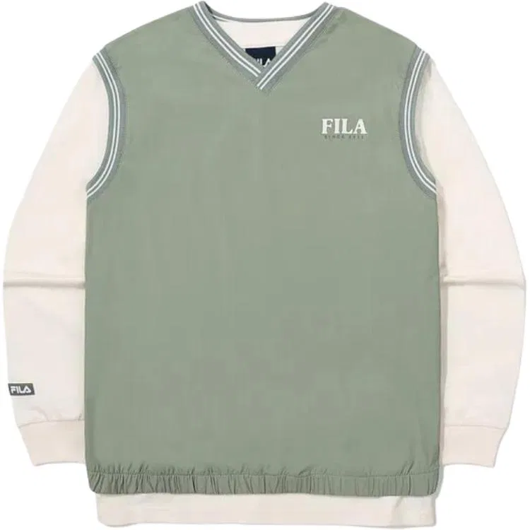 Спортивный костюм 3 предмета FILA KIDS оливково-белый — фото 3