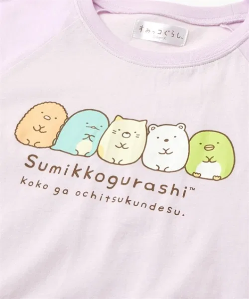 Детская пижама с коротким рукавом Sumikko Gurashi, модель QUNTSTYLE, Purple — фото 4