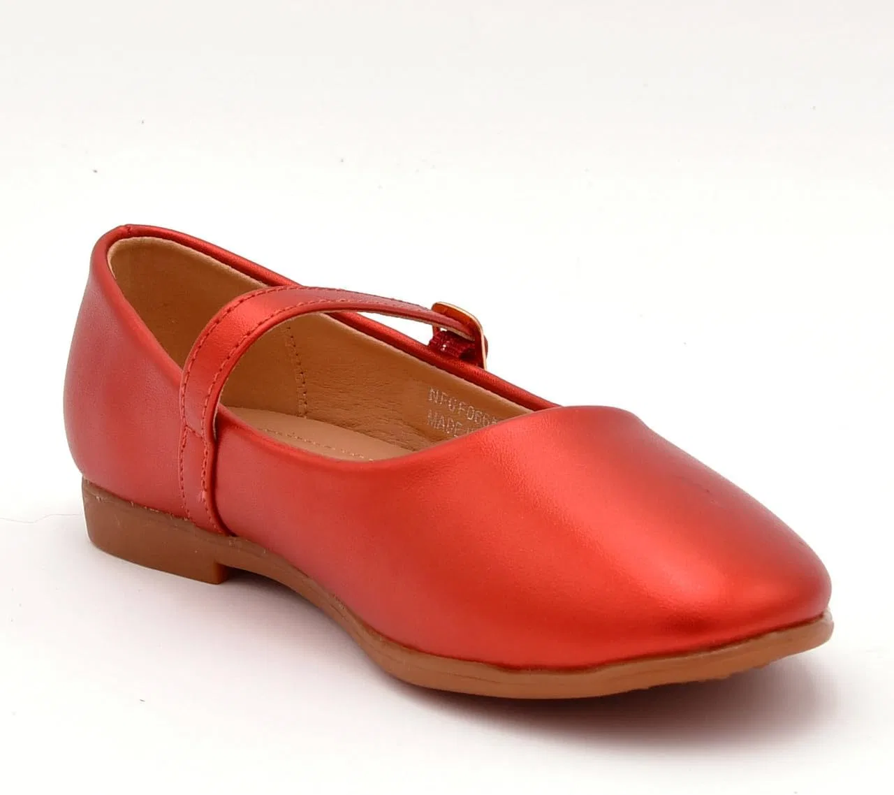 Детские туфли-балетки для девочек с бантом Nova Utopia Nova Footwear, Redpu — фото 4