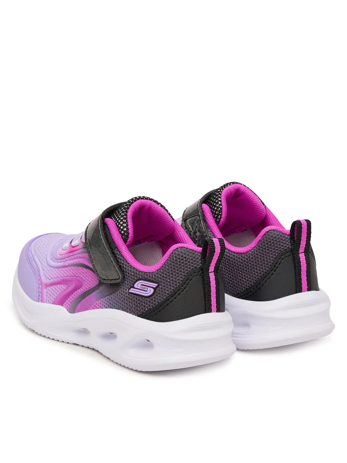 Кроссовки для девочки Skechers, разноцветный — фото 3