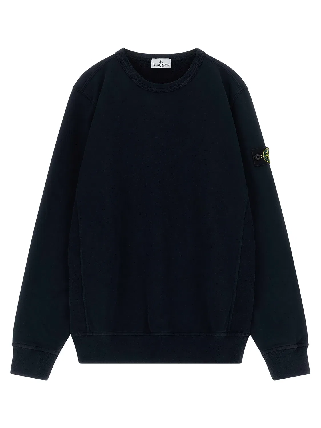 Джемпер с логотипом-значком Stone Island Junior, синий