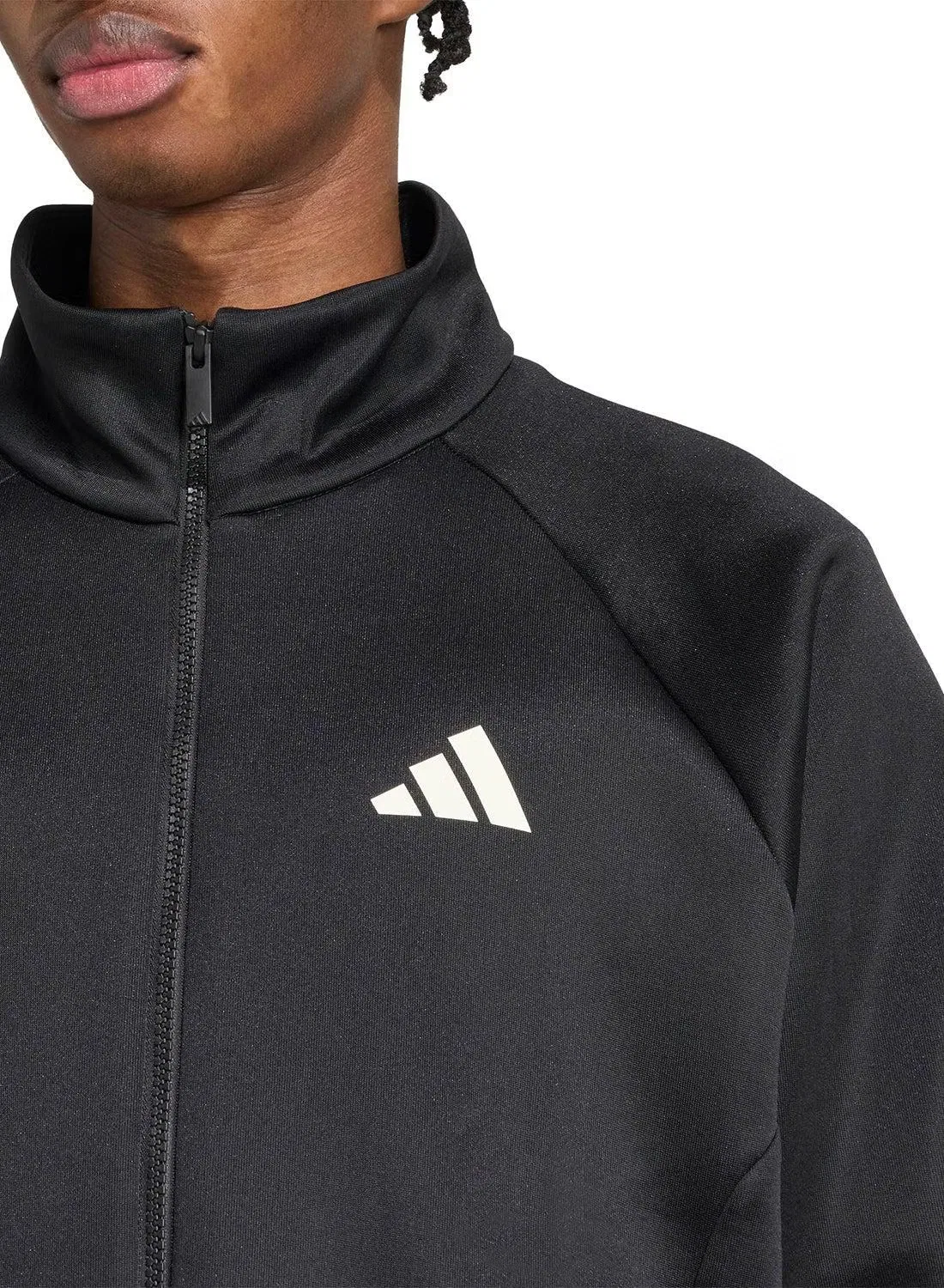 Олимпийка свободного кроя Stadium Adidas, черный — фото 4