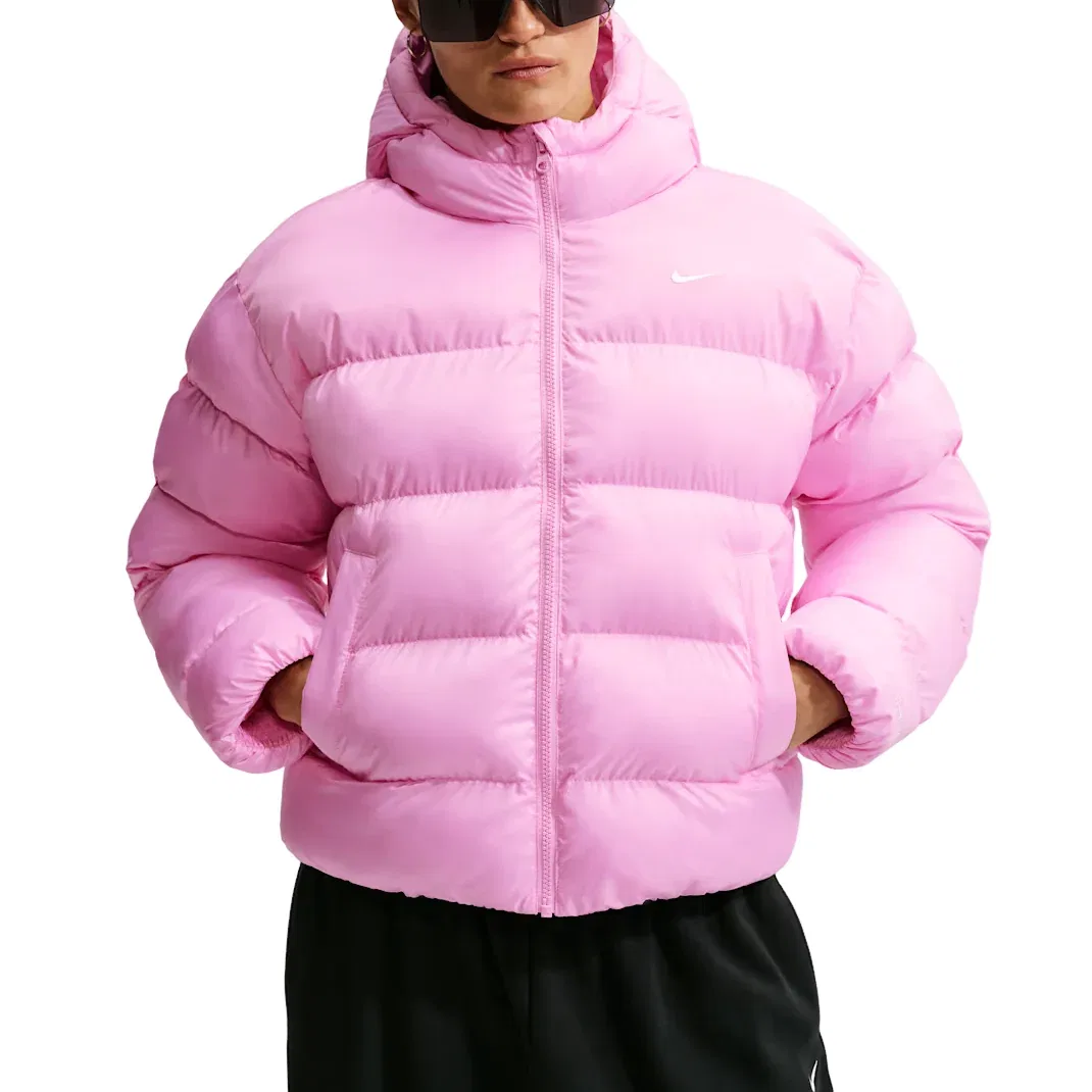 Женская куртка Sportswear Therma-FIT Jacket 'Pink Rise Sail' Nike, Pink Rise/Sail — фото 3
