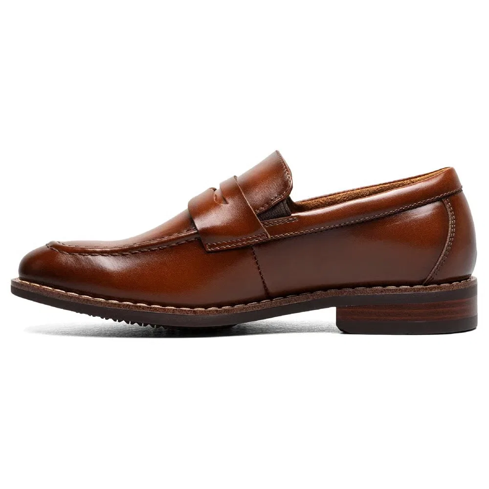 Детские лоферы Rucci Penny Loafer Jr Florsheim, Cognac — фото 4