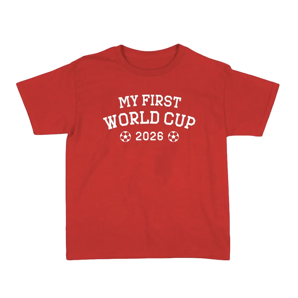 Футболка с принтом England Football красная I Love Fancy Dress, Red