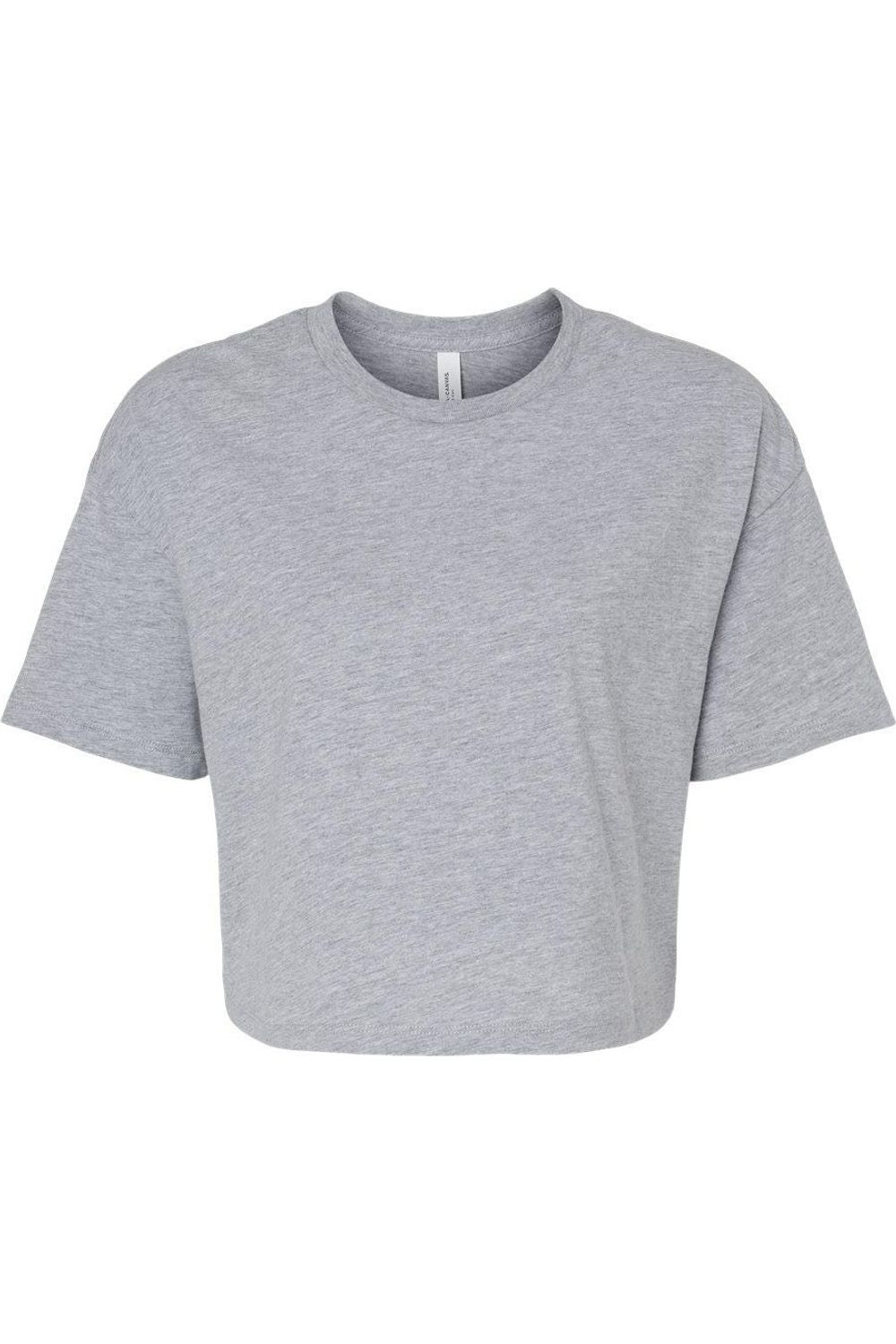 

BELLA + CANVAS Женская джерси кроп-футболка, Athletic Heather