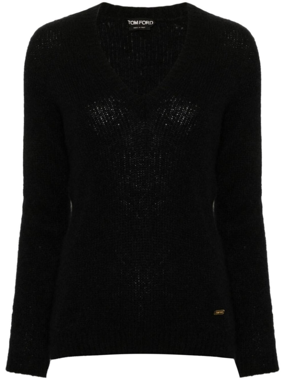 

TOM FORD джемпер с V-образным вырезом, черный
