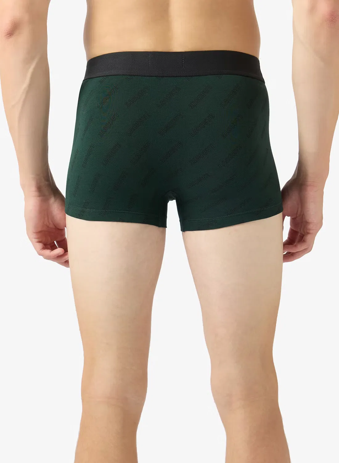 Трусы-боксеры с принтом 3-Pack core graphic Lacoste, зеленый — фото 3