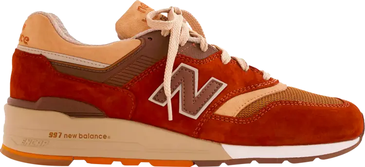 

Кроссовки New Balance J Crew x 997 'Butterscotch' Wooden Box, коричневый