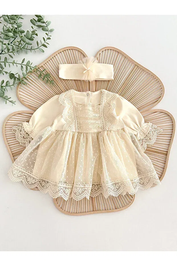 Детское платье для девочек хлопковое Carmen Jammybaby, Natural