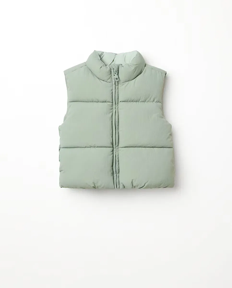 Детское стеганое пальто для девочек Sfera, Verde