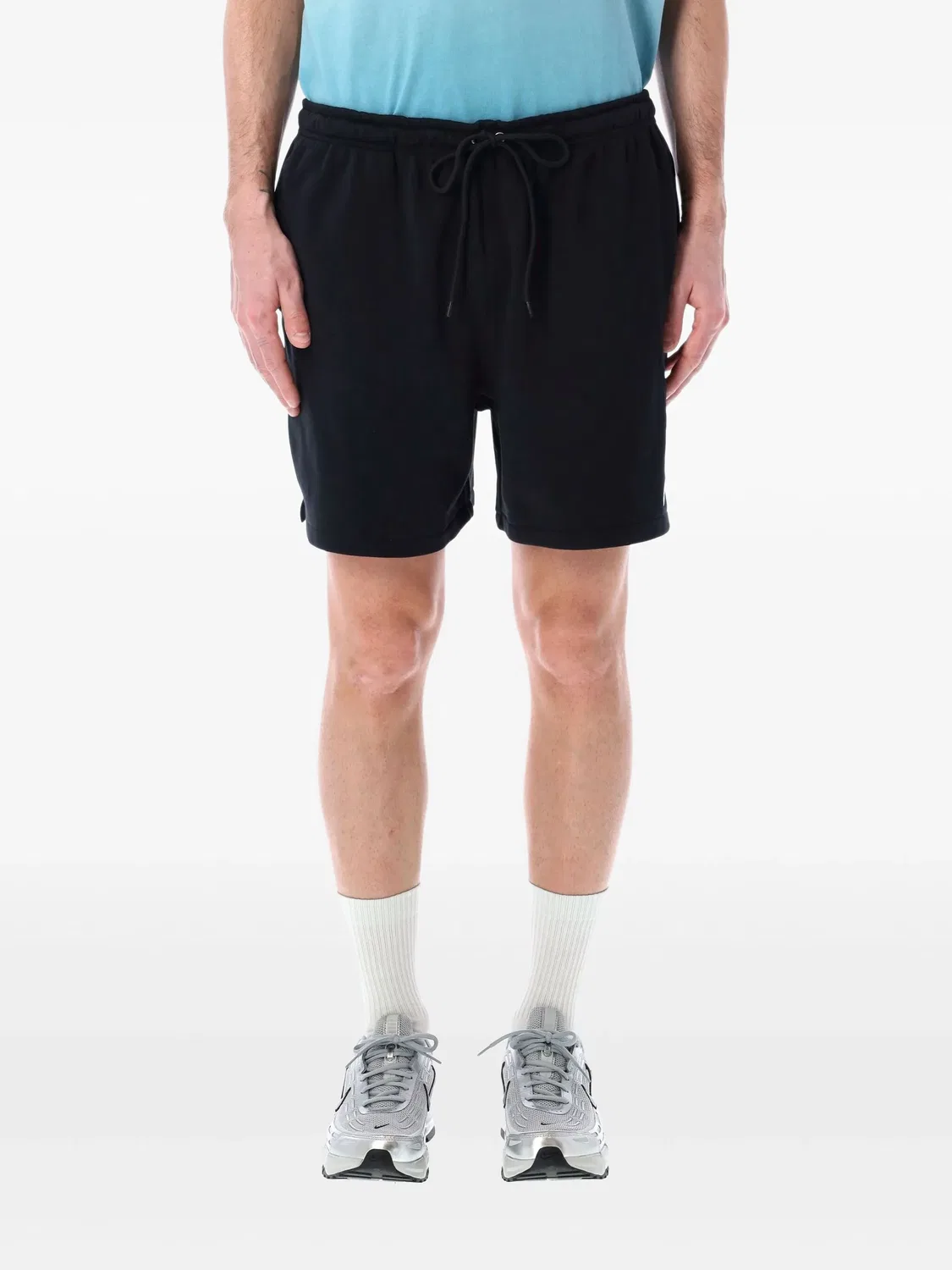 Флисовые шорты черные Nike, черный
