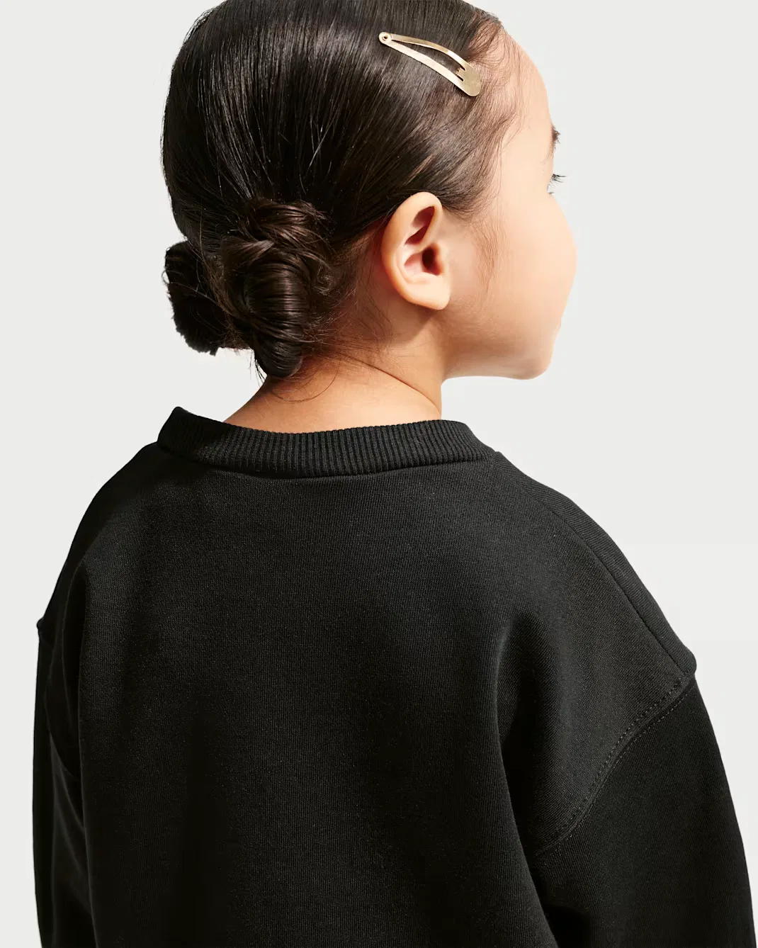 Детская флисовая футболка большого размера от Toddler Studio Nike Sportswear, Black — фото 2