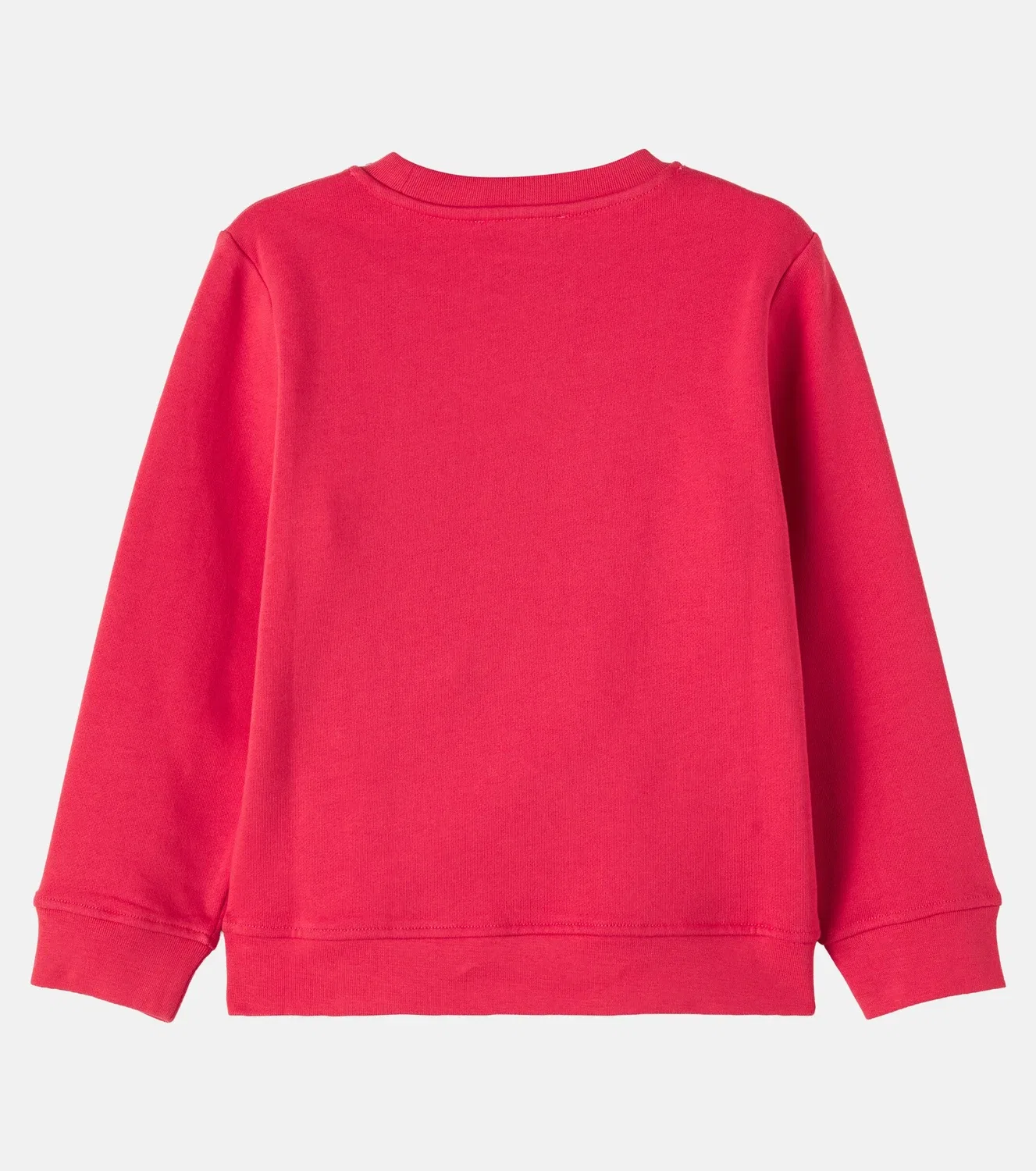 Свитшот хлопковый с цветочным принтом Stella Mccartney Kids, красный — фото 3