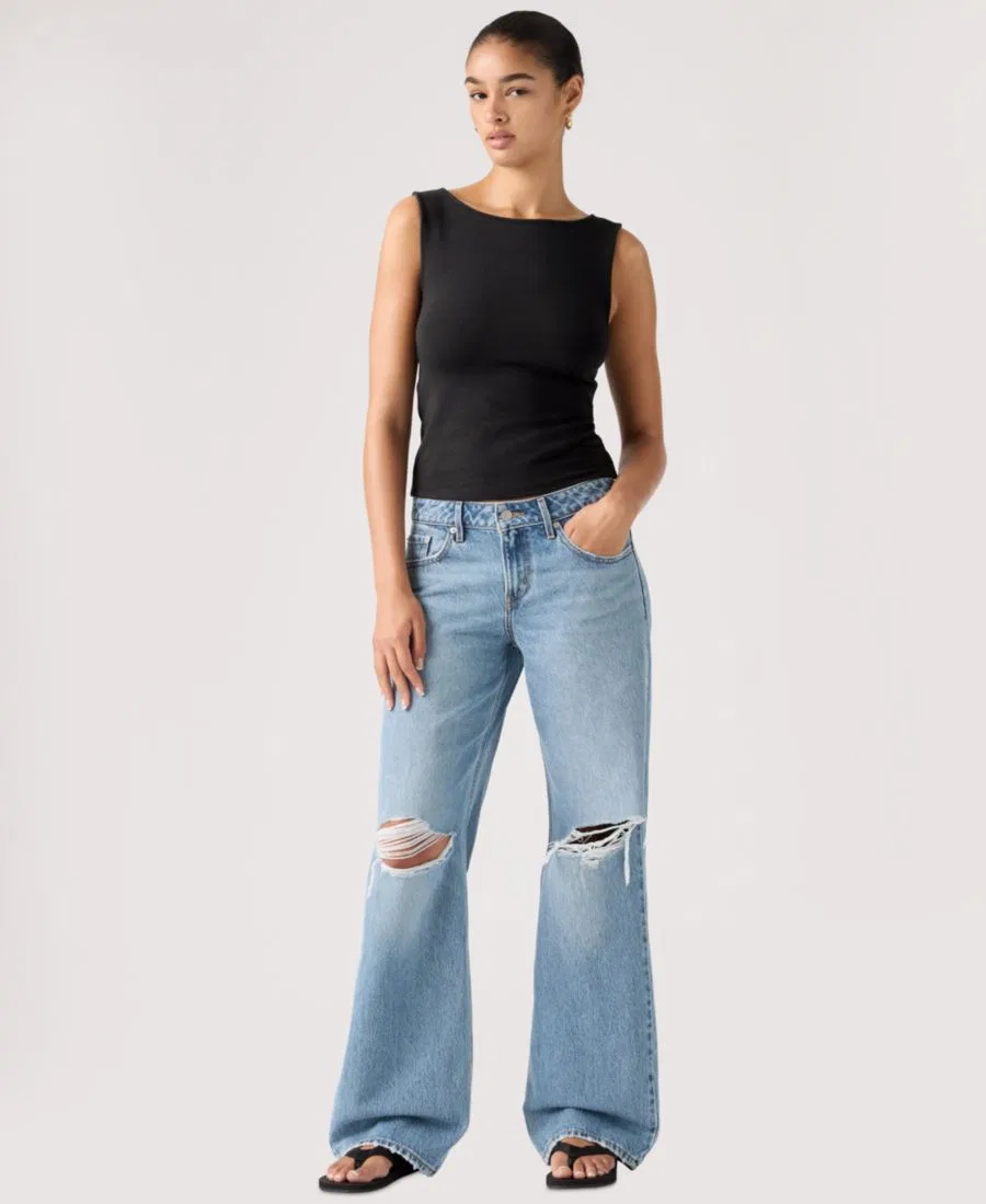 Джинсы Levi's с низкой посадкой и широкими прямыми штанинами, Shakey Ground — фото 2