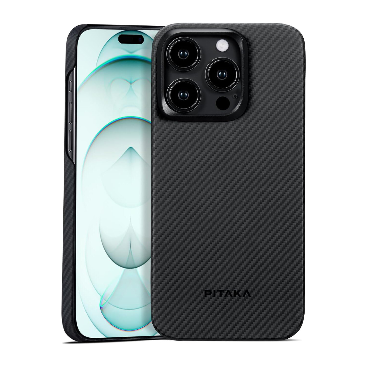 

Чехол Pitaka MagEz Case 4 для iPhone 15 Pro, Black/Grey(Twill), Черный, Чехол Pitaka MagEz Case 4 для iPhone 15 Pro, Black/Grey(Twill)