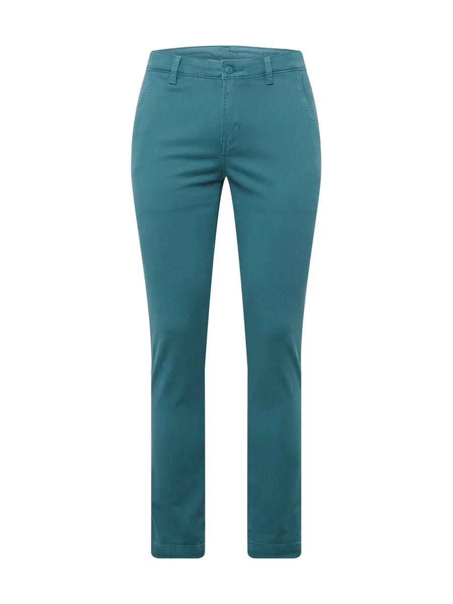 Брюки-чиносы LEVI'S Slim fit 'XX Chino Slim II' цвета нефрит